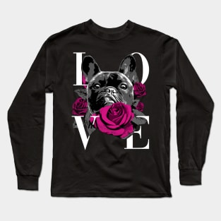 Frenchie Mom Long Sleeve T-Shirt